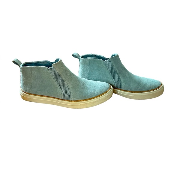 Toms Shoes - Toms blue gray suede slip on sneakers-Size 10